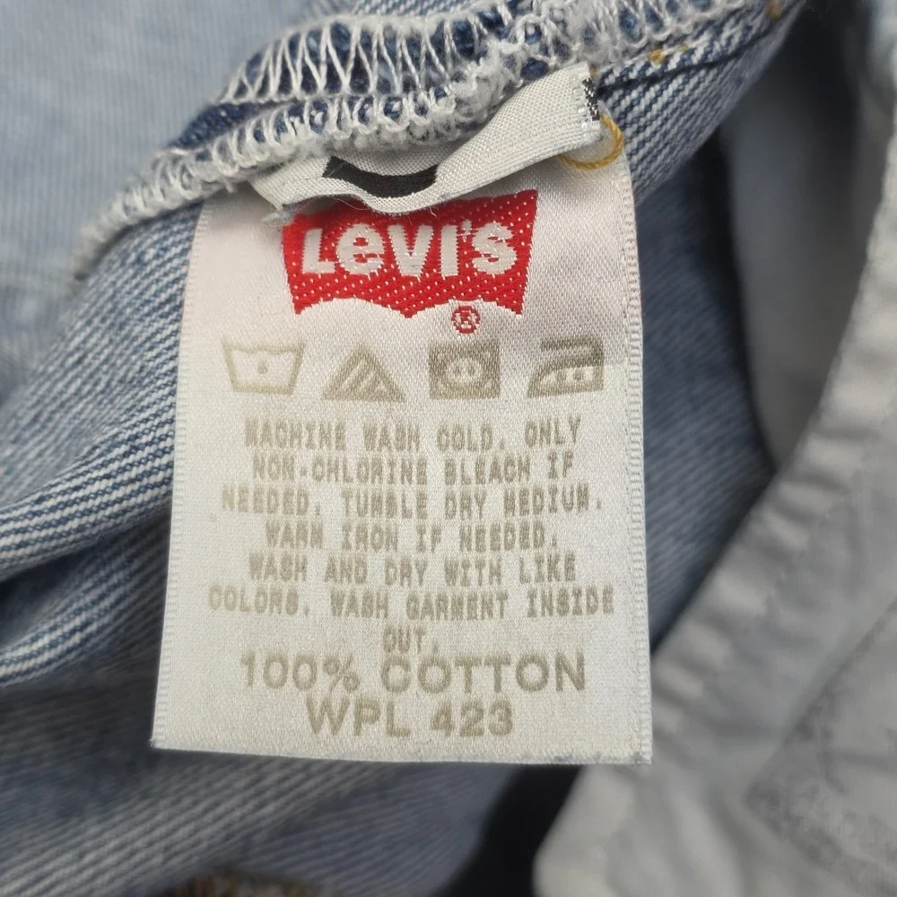 Vintage Levi's 501 Jeans Men's Fits 36 x 29 (FITS 34x27) Blue Faded Y2K